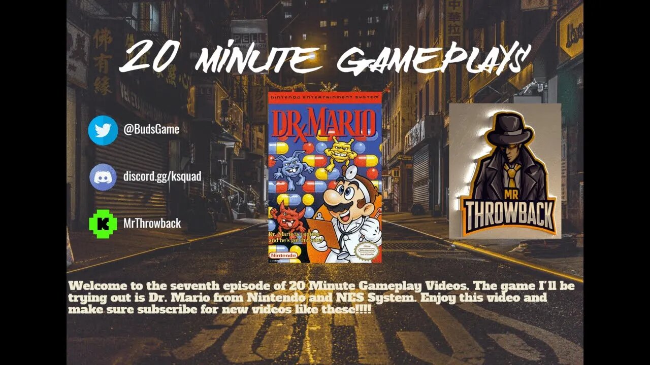 20 Minute Gameplays: Dr. Mario