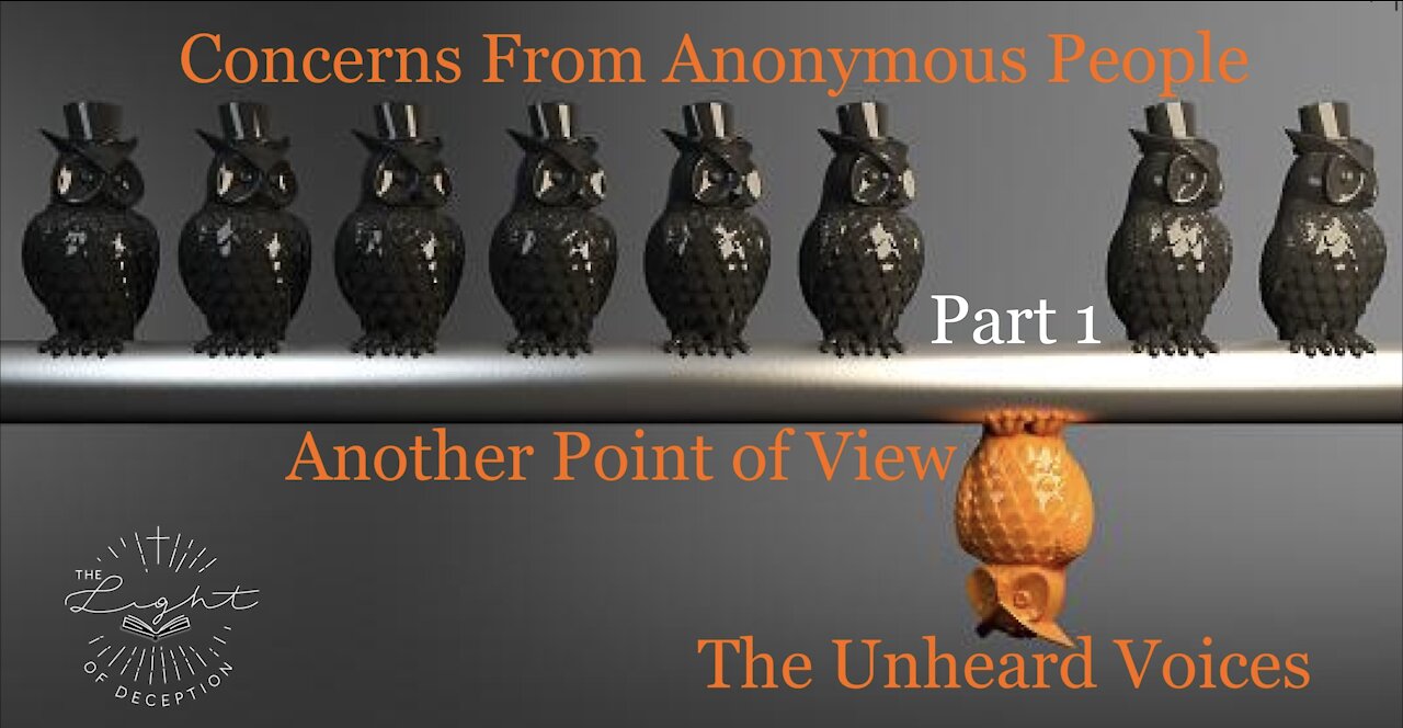 Concerns From Anonymous People-The Unheard Voices