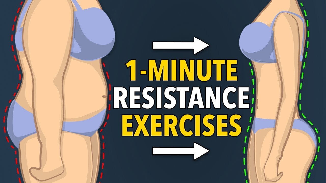 1-Minute Resistance Exercises – Lose Weight and Build Muscle With This Workout