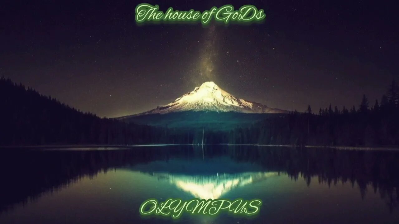 |THE HOUSE OF GREEK GODS|●OLYMPUS● 《 real sounds of thunderstorm from the Greek mountain of Olympus