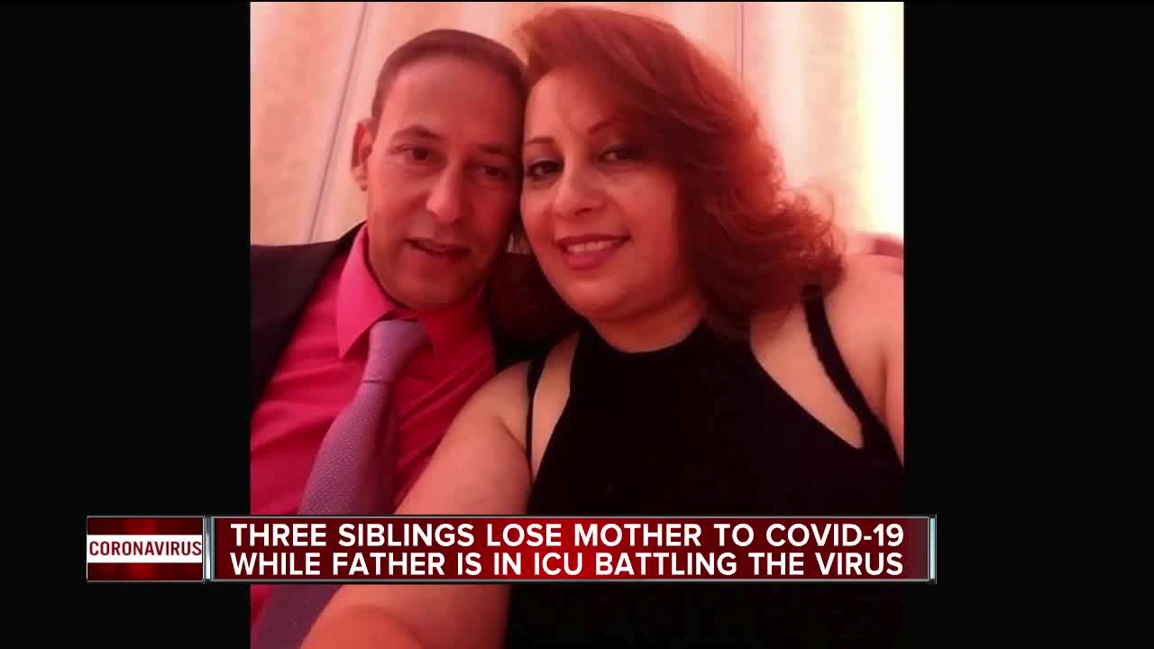 3 siblings lose mother to COVID-19 while father is in ICU battling the virus