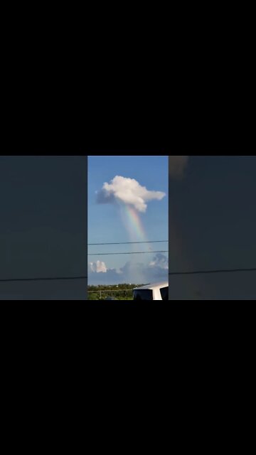 🌦️🌈🌦️🌈🌦️🌈🌦️🌈🌦️🌈🌦️🌈Rainbow pours out of cloud