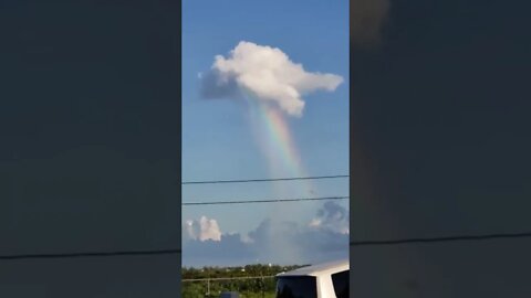 🌦️🌈🌦️🌈🌦️🌈🌦️🌈🌦️🌈🌦️🌈Rainbow pours out of cloud