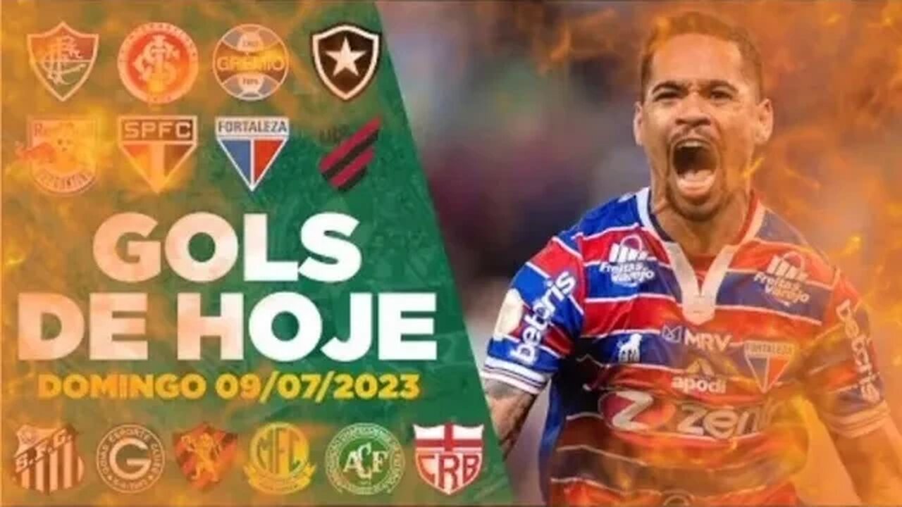 TODOS OS GOLS DESTE DOMINGO 09/07/2023 GOLS DE HOJE, GOLS DO DIA, GOLS DA RODADA