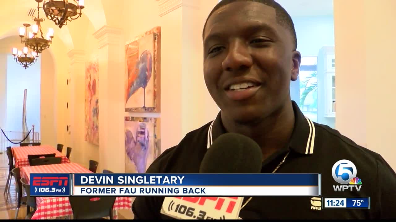 Devin Singletary draft party 4/26