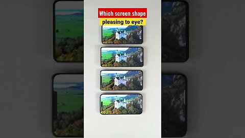 Which screen shape is the most pleasing to the eye #shorts