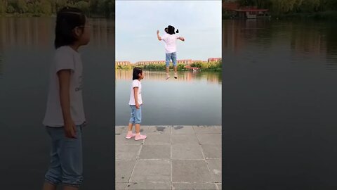 Flying kid ✈️ ✈️ #shorts