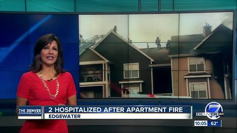 One person hospitalized as apartment complex burns in Castle Rock