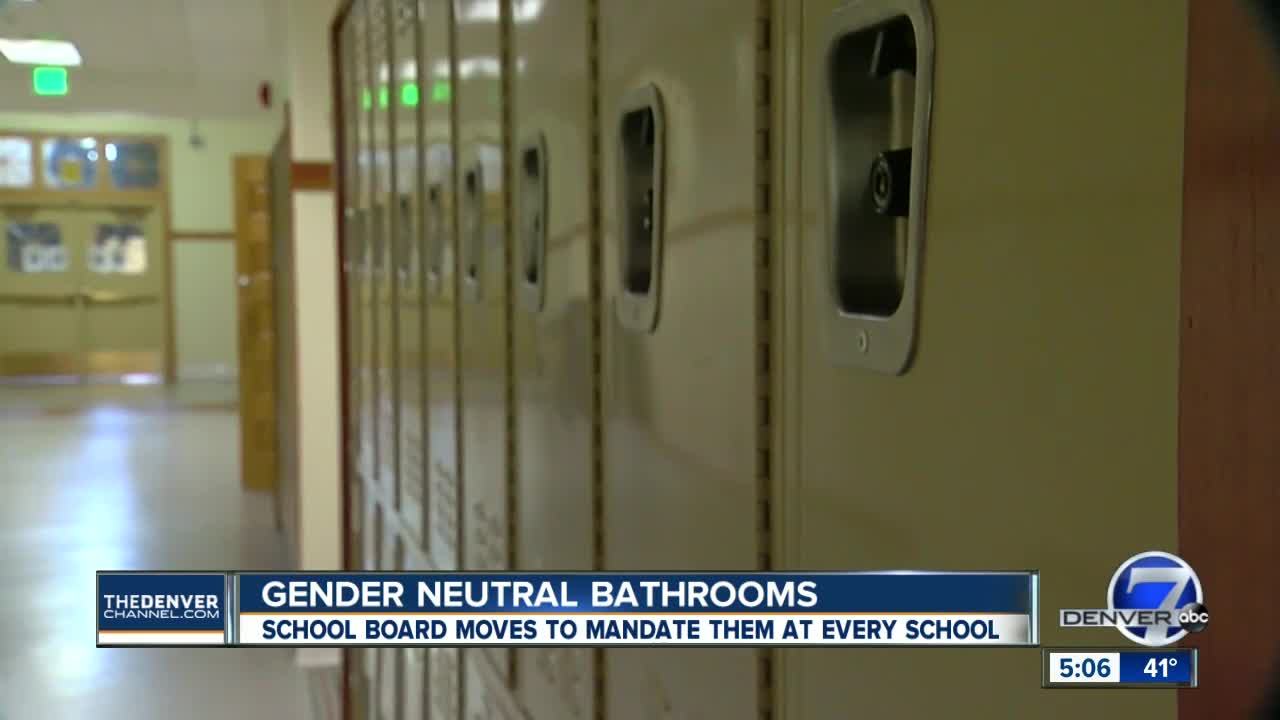 DPS board passes resolution mandating at least one 'all gender' restroom in each school