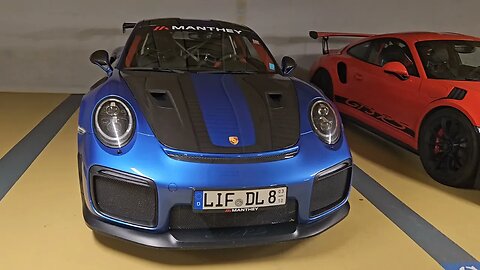 👌Porsche 911 GT2 RS Sapphire Blue Manthey Racing looks stunning 😱😵🔥 [4k 60p]