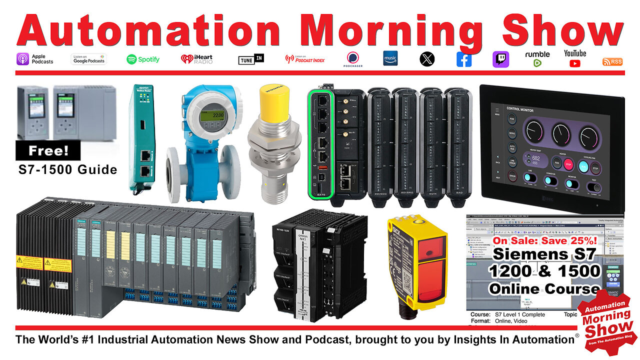 February 13 News about Rockwell, Siemens, Schneider, Prosoft, RedLion, IDEC, Turck, Sick, SMC & more