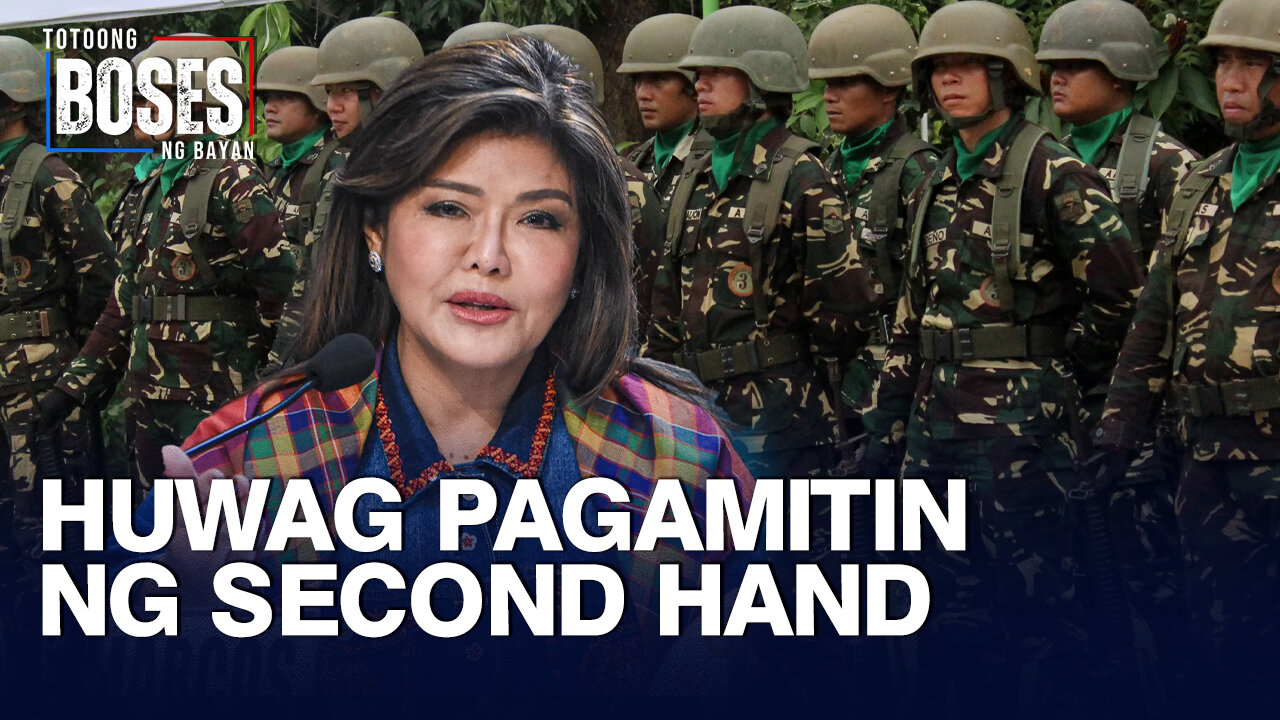 Kawawa ang mga sundalo natin kung papagamitin natin sila ng lumang mga kagamitan —Sen. Imee Marcos