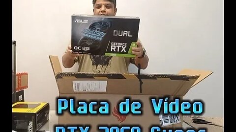 Unboxing - Placa de vídeo RTX 2060 super 12GB