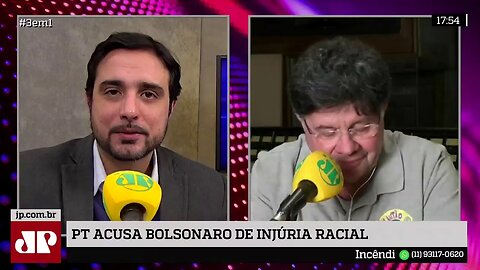 PT acusa Bolsonaro de injúria racial