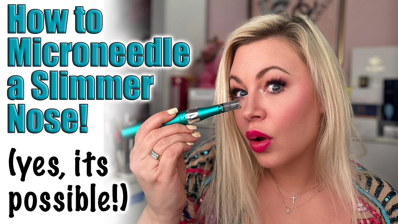 How to Microneedle a Slimmer Nose! Wannabe Beauty Guru| Code Jessica10 Saves you Money