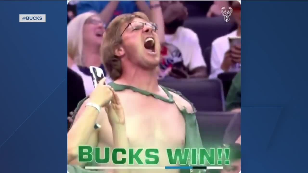 We talked to the guy who ripped his shirt into threads during Bucks-Nets Game 6