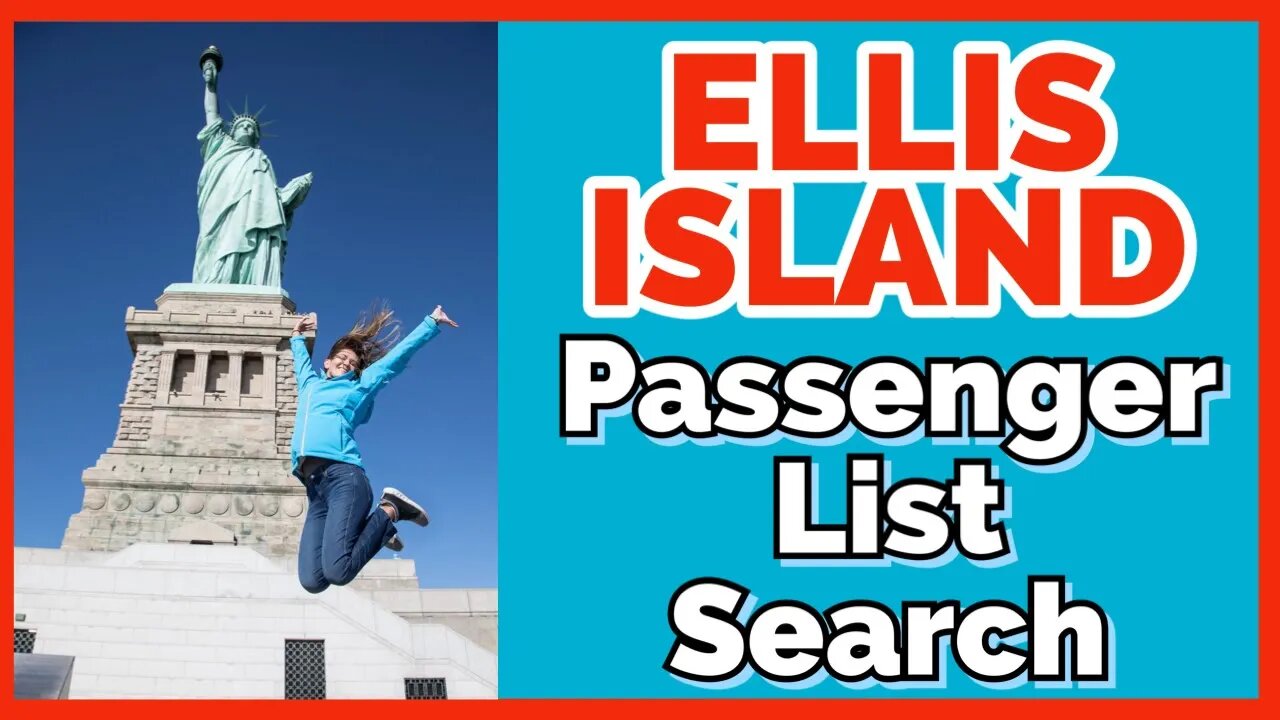 Ellis Island Records! BEST Search Strategies