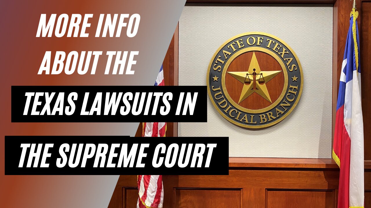 More Information: Texas Lawsuits Against States Pennsylvania, Georgia, Michigan States