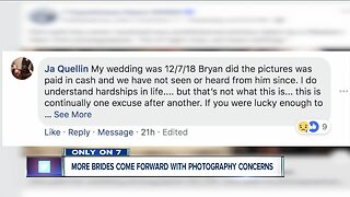 Additional brides come forward with wedding photography concerns