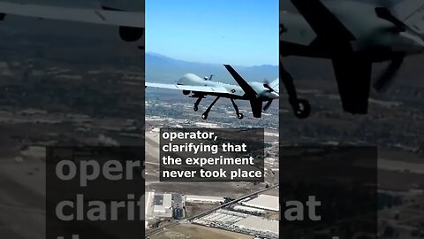 US Air Force Denies AI-Enabled Drone Attack on Operator in Controversial Experiment #reels #shorts