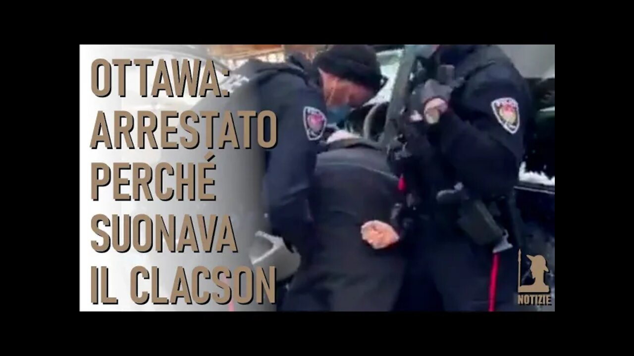 Ottawa: arrestato perché suonava il clacson