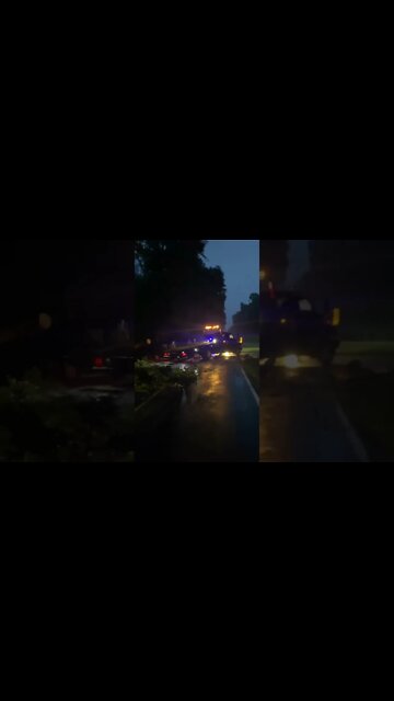 Cris wrecks and totals is Jeep this morning by hitting a tree