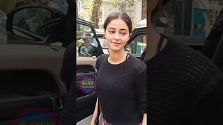 Ananya Pandey Spotted Outside Yoga Class In Bandra