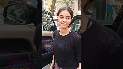 Ananya Pandey Spotted Outside Yoga Class In Bandra