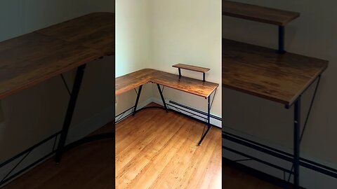 Built a Desk for my New Home Office! 🖥️