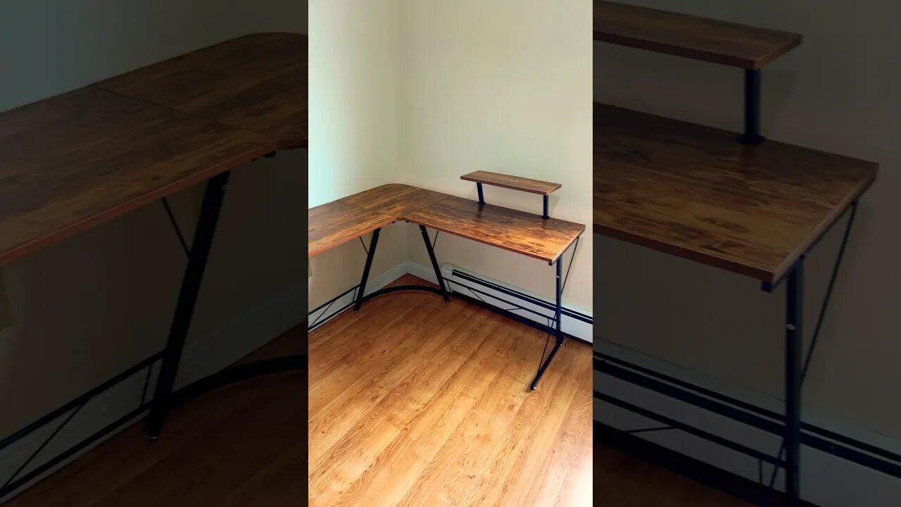 Built a Desk for my New Home Office! 🖥️