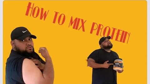 How to mix a protein shake the right way