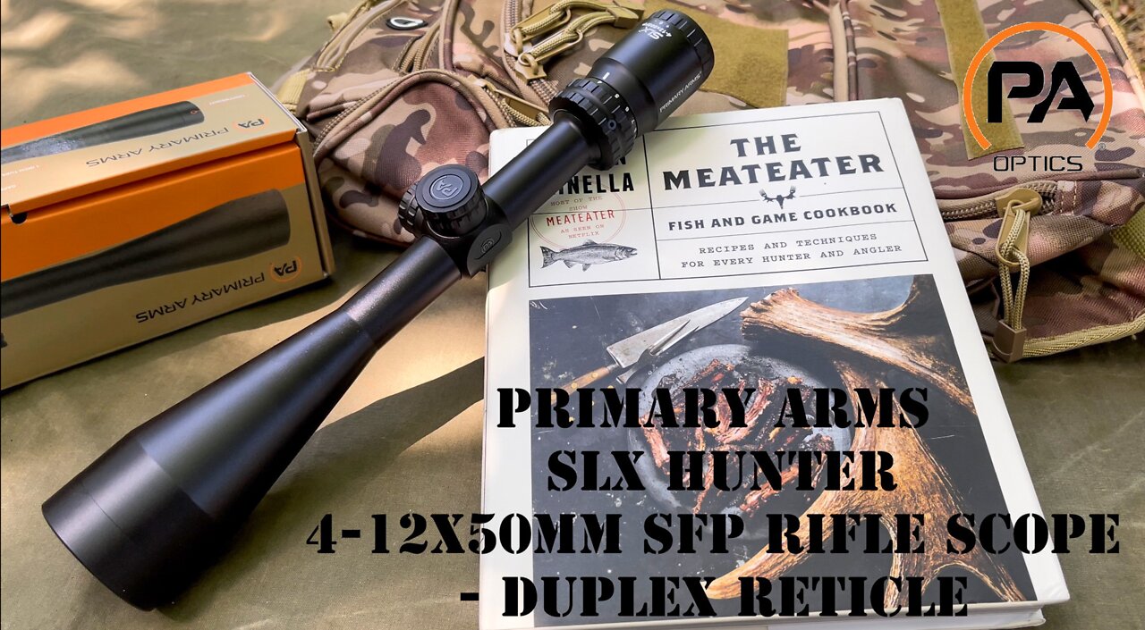 ***NEW*** Primary Arms SLx HUNTER 4-12x50mm SFP Rifle Scope - Duplex Reticle