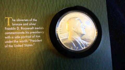 2015 Coin and Chronicles Set: Franklin D Roosevelt With .999 Silver Medal