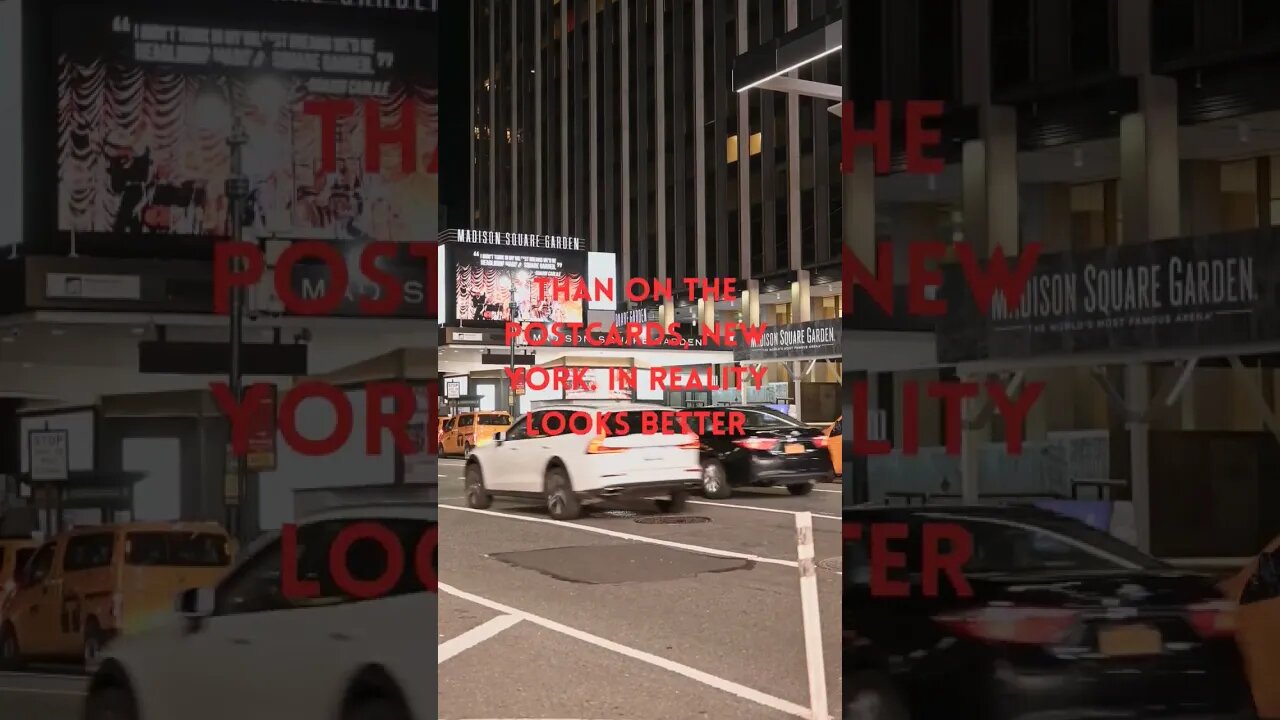 I GET OUT OF THE TAXI...
