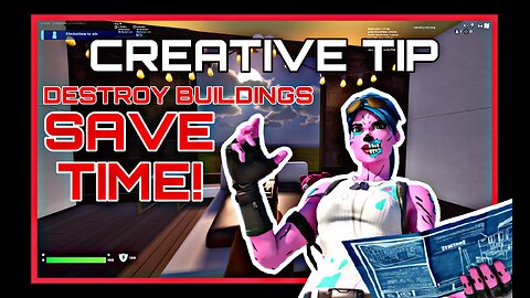 FORTNITE CREATIVE TIPS: HOW TO DESTROY BUILDINGS FASTER | SECRET TRICK!