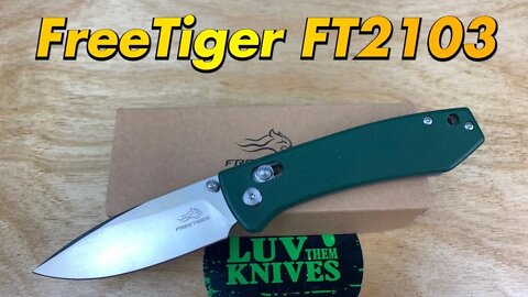 FreeTiger FT2103 / includes disassembly/ G10 scales/D2 blade/axis style lock for under $25 !!