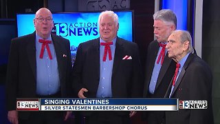 Silver Statesmen Quartet Sing for Valentine's Day