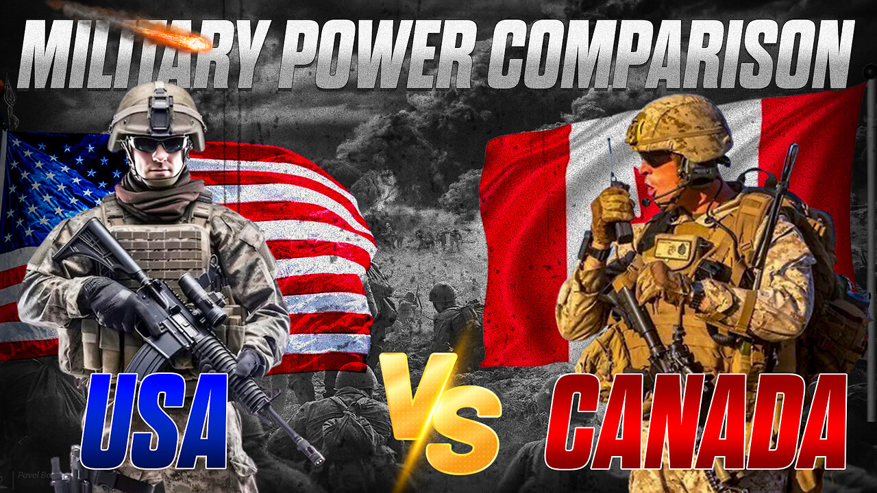 Canada vs USA Military Power Comparison 2024 | America vs Canada Military Power