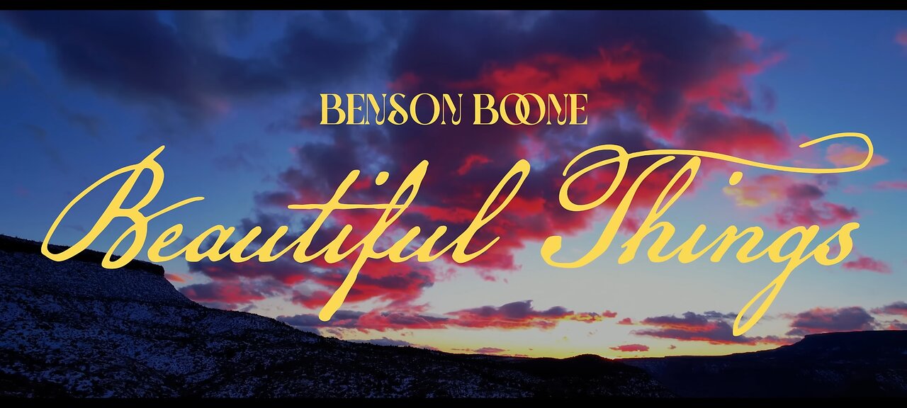 Benson Boone - Beautiful Things (Official Music Video)