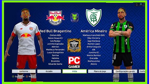 RED BULL BRAGANTINO X AMÉRICA MG - PES2021 PATCH THE BEST 9.9.1 BRASILEIRÃO 2023 - QUINTA RODADA