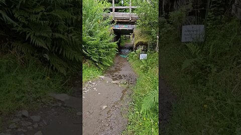 The low tunnel before Crianlarich on The West Highland Way Scotland #westhighlandway