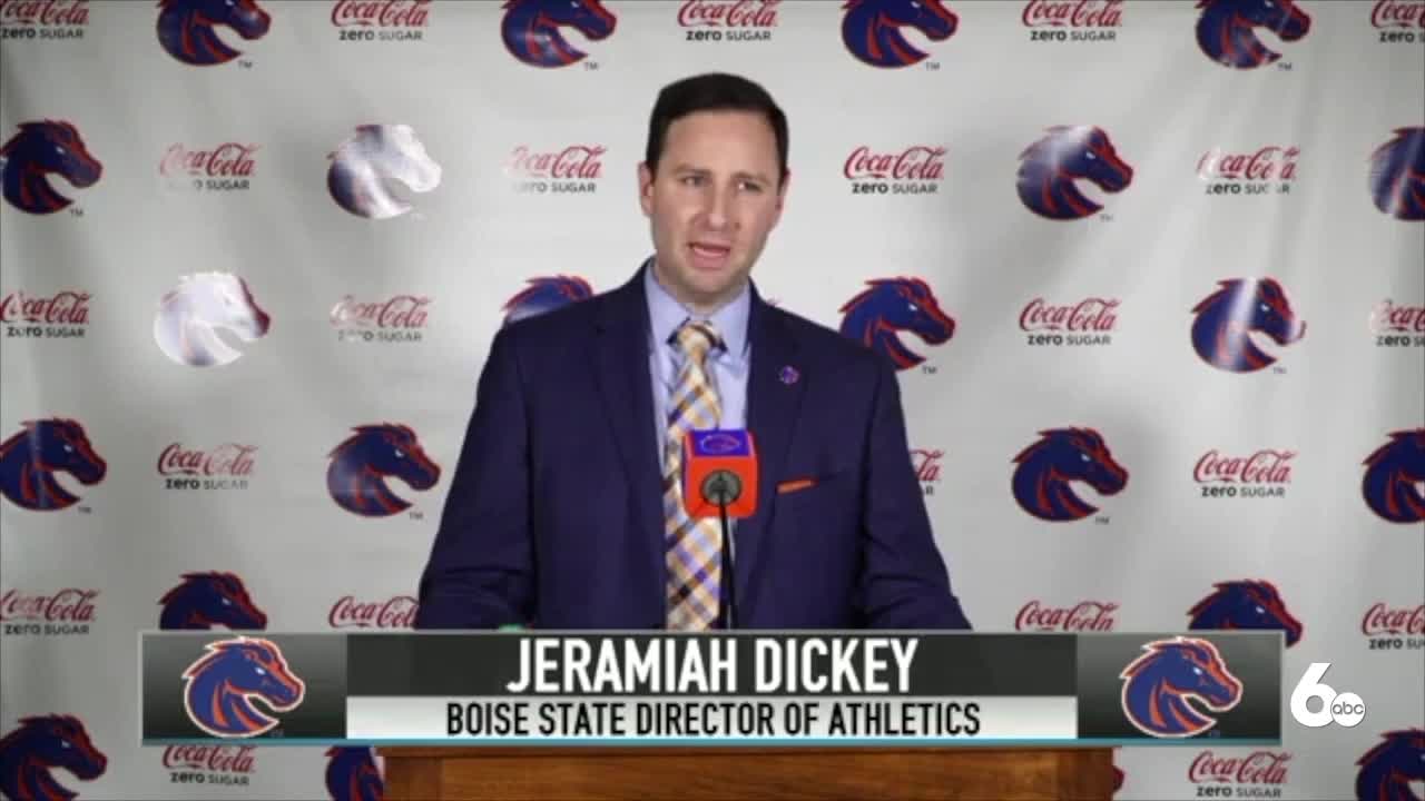 Jeramiah Dickey starts his new role as Boise State's AD, "I'm so excited to get to work"