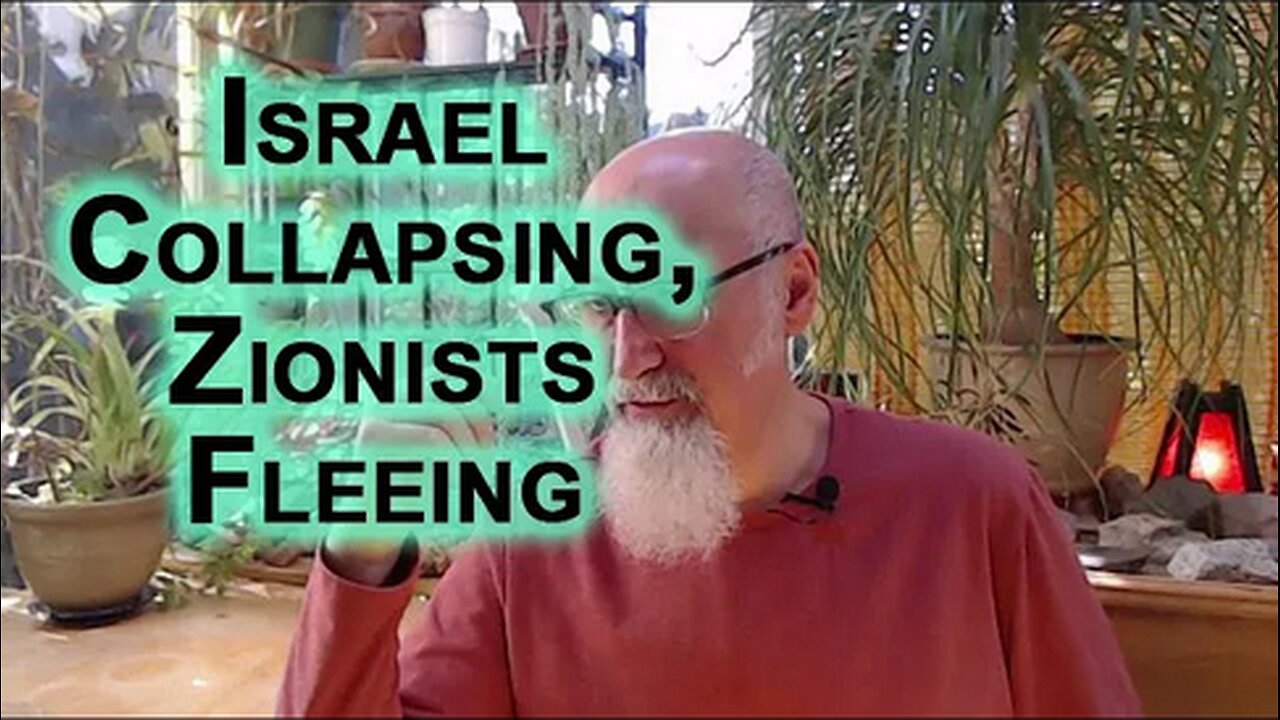 Israel Collapsing, Zionists Fleeing: Western Governments Destroying Our Nations for Zionist Agenda