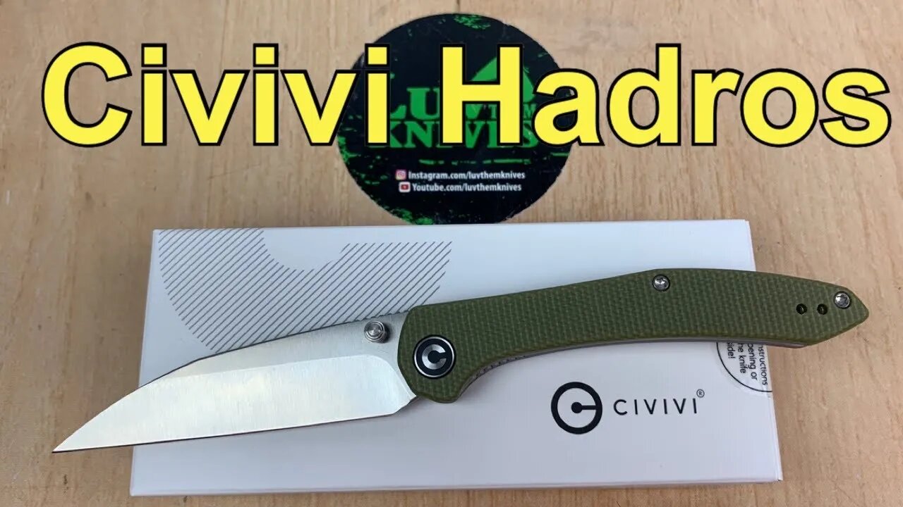 Civivi Hadros /includes disassembly/ Mallery design ! Lightweight and fidget friendly !!