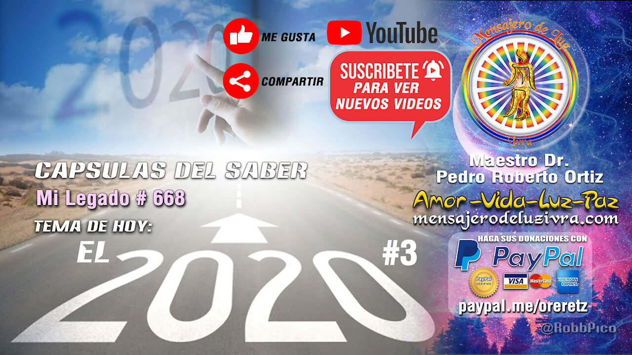 Tema de hoy: EL 2020 #3. Mi Legado #668