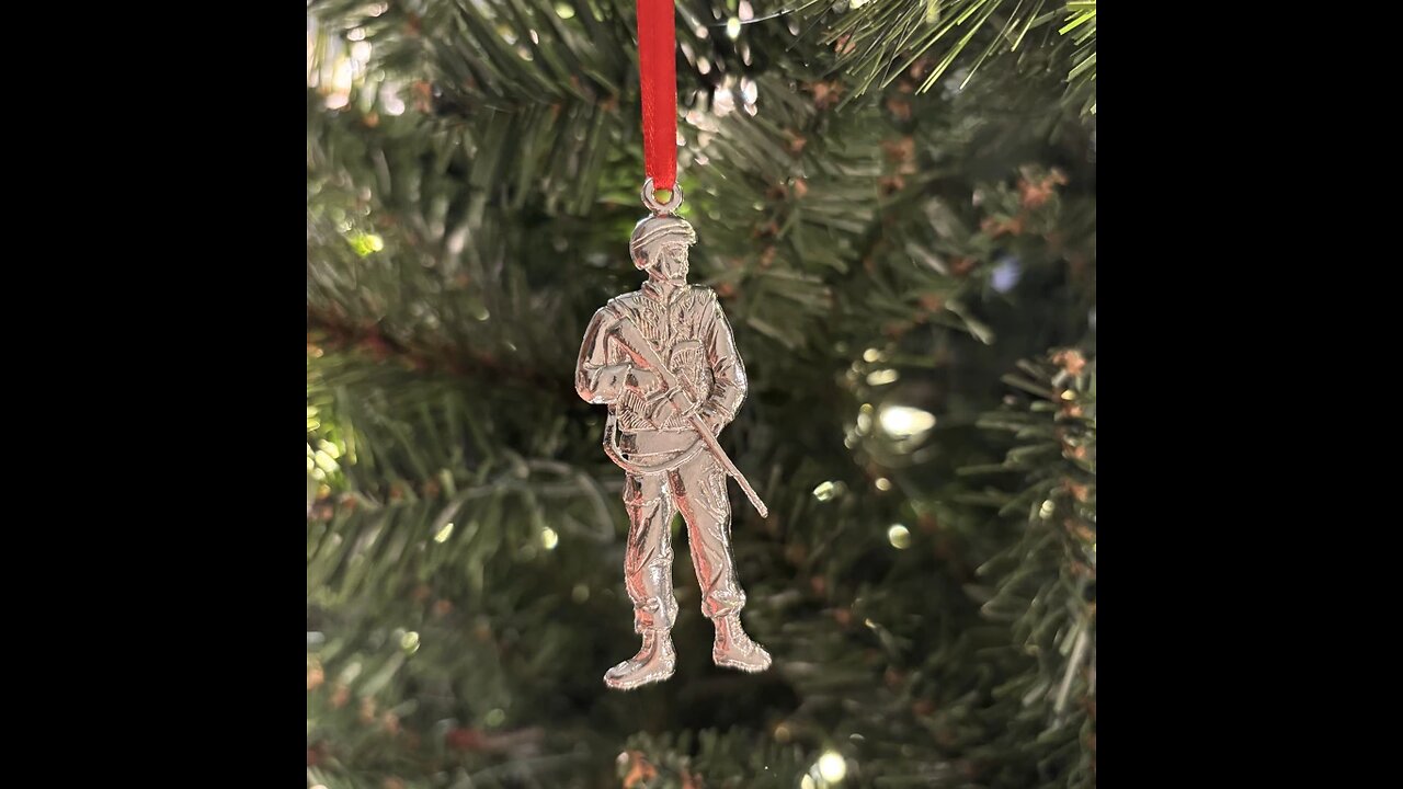 Soldier Christmas Ornament American-Made The Late Cowboy