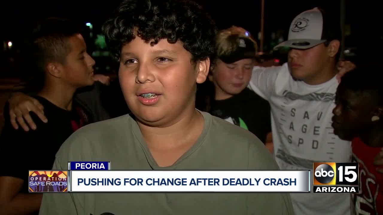 Peoria residents pushing for change after deadly crash