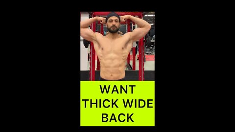 FOR THAT WIDE THICK BACK | Chest Supported Rows #shorts