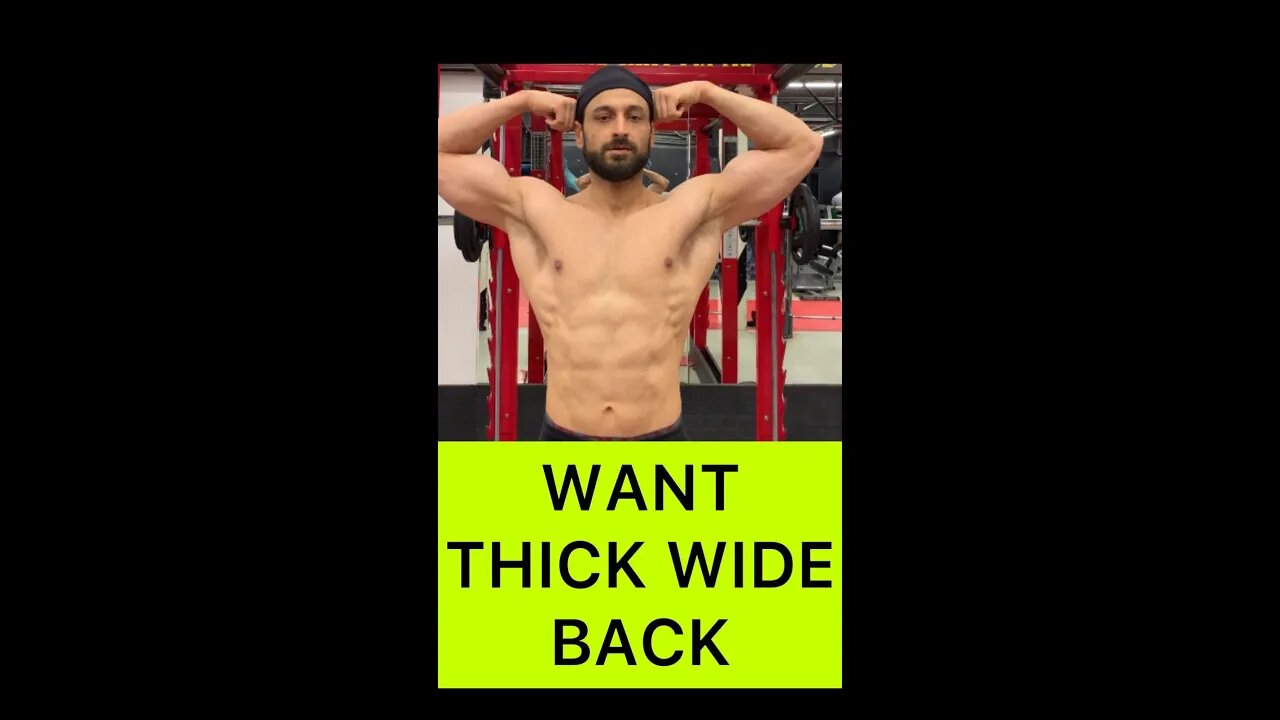 FOR THAT WIDE THICK BACK | Chest Supported Rows #shorts
