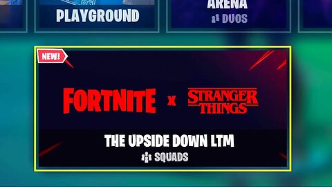 The NEW FORTNITE X STRANGER THINGS EVENT..